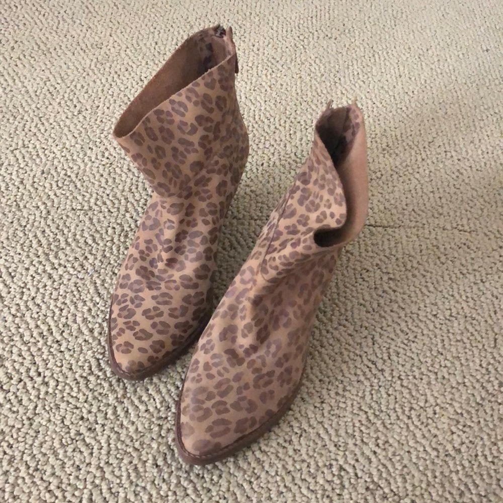 Matisse booties-leopard print